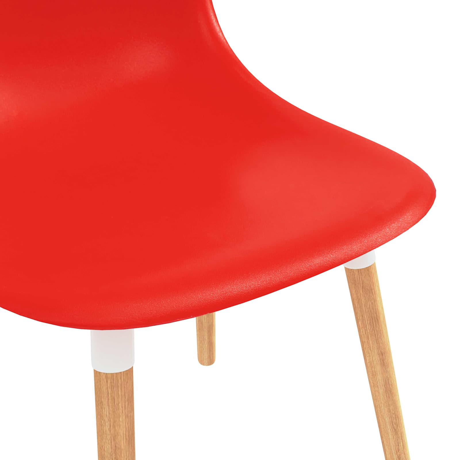 Sedie da pranzo 6 pcs Rosso 47 x 50.5 x 83 cm 248252