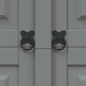 Armadio in Legno di Pino Messicano Corona 2 Ante Grigio 282619