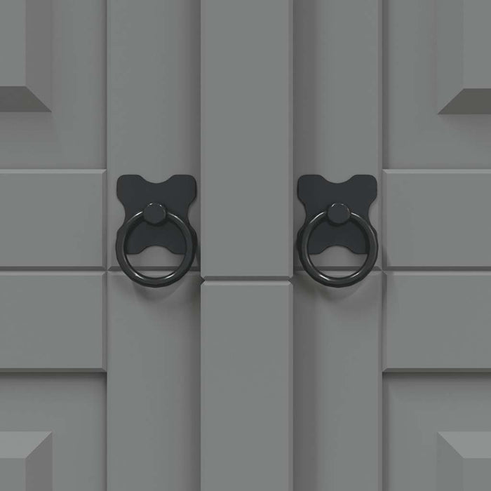 Armadio in Legno di Pino Messicano Corona 2 Ante Grigio 282619