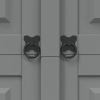 Armadio in Legno di Pino Messicano Corona 3 Ante Grigio 282621