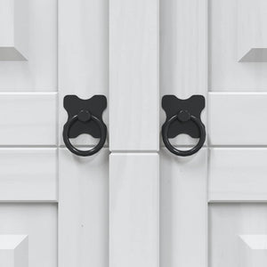 Armadio in Legno di Pino Messicano Corona 3 Ante Bianco