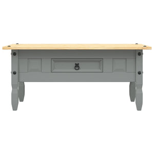 Tavolino Caffé Pino Messicano Corona Range Grigio 100x55x44 cm 282625