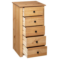 Credenza 46x40x89 cm in Legno Massello di Pino Panama Range 282649