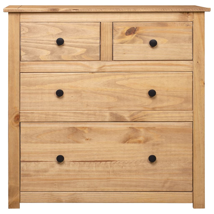 Credenza 80x40x83 cm in Legno Massello di Pino Panama Range 282655