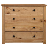 Armadietto 80x40x73 cm in Legno di Pino Modello Panama 282658