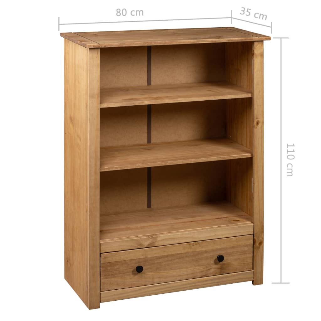 Libreria-Scaffale per Libri  80x35x110 cm in Pino Massello Panama Range