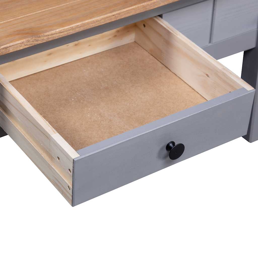 Tavolino da CaffÃ¨ Grigio 100x60x45cm Pino Massello Panama Range