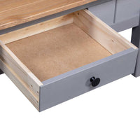 Tavolino da CaffÃ¨ Grigio 100x60x45cm Pino Massello Panama Range