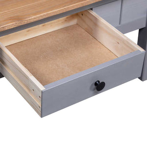 Tavolino da CaffÃ¨ Grigio 100x60x45cm Pino Massello Panama Range