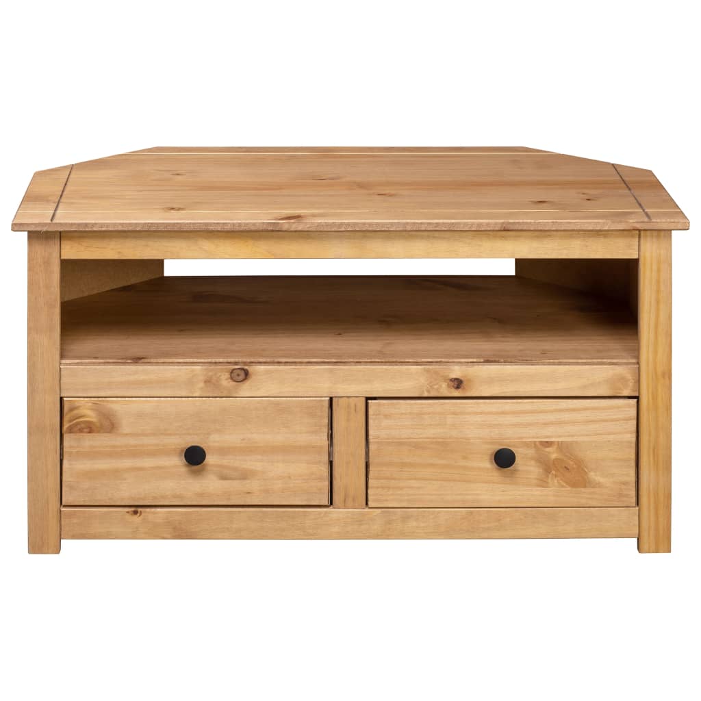Mobile Porta TV-Mobile per TV-Credenza TV Angolare 93x49x49 cm Pino Massello Panama Range