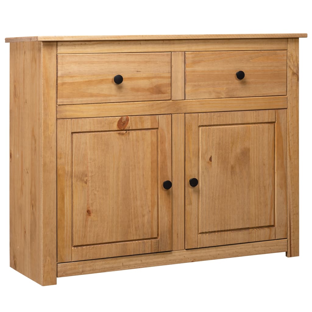Credenza 93x40x80 cm in Legno Massello di Pino Panama Range cod mxl 14413
