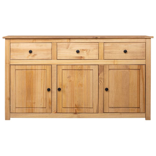 Credenza-Buffet-Armadio da cucina 135x40x80 cm in Legno Massello di Pino Panama Range