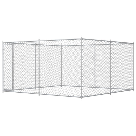 Gabbia per cuccia da esterno Box per cani da esterno per cani 383 x 383 x 185 cm 02_0000462