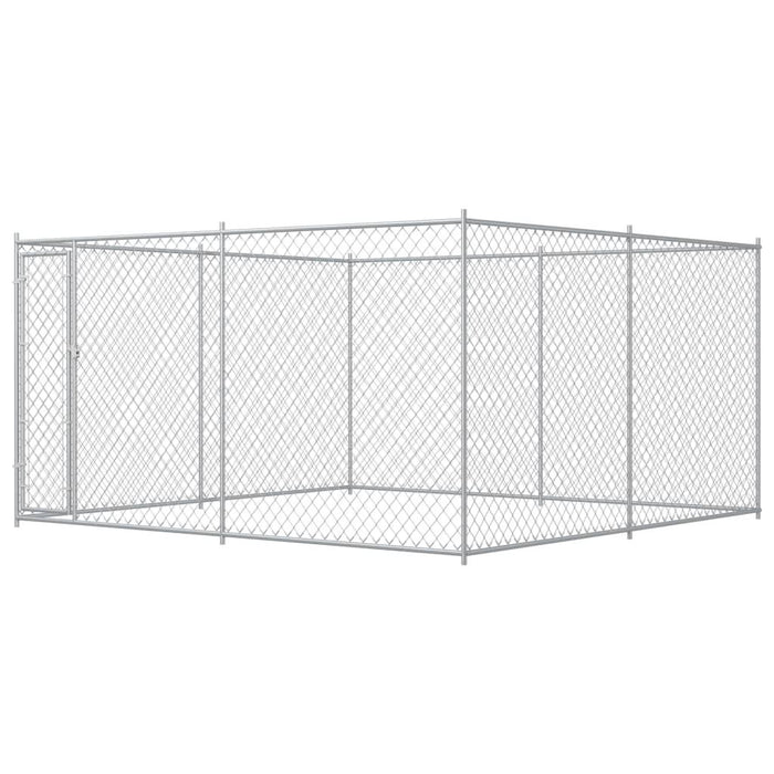 Gabbia per cuccia da esterno Box per cani da esterno per cani 383 x 383 x 185 cm 02_0000462