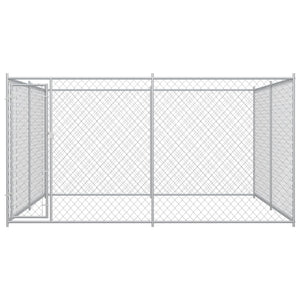 Gabbia per cuccia da esterno Box per cani da esterno per cani 383 x 383 x 185 cm 02_0000462