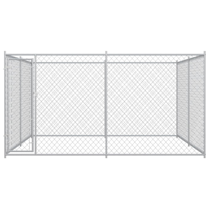 Gabbia per cuccia da esterno Box per cani da esterno per cani 383 x 383 x 185 cm 02_0000462