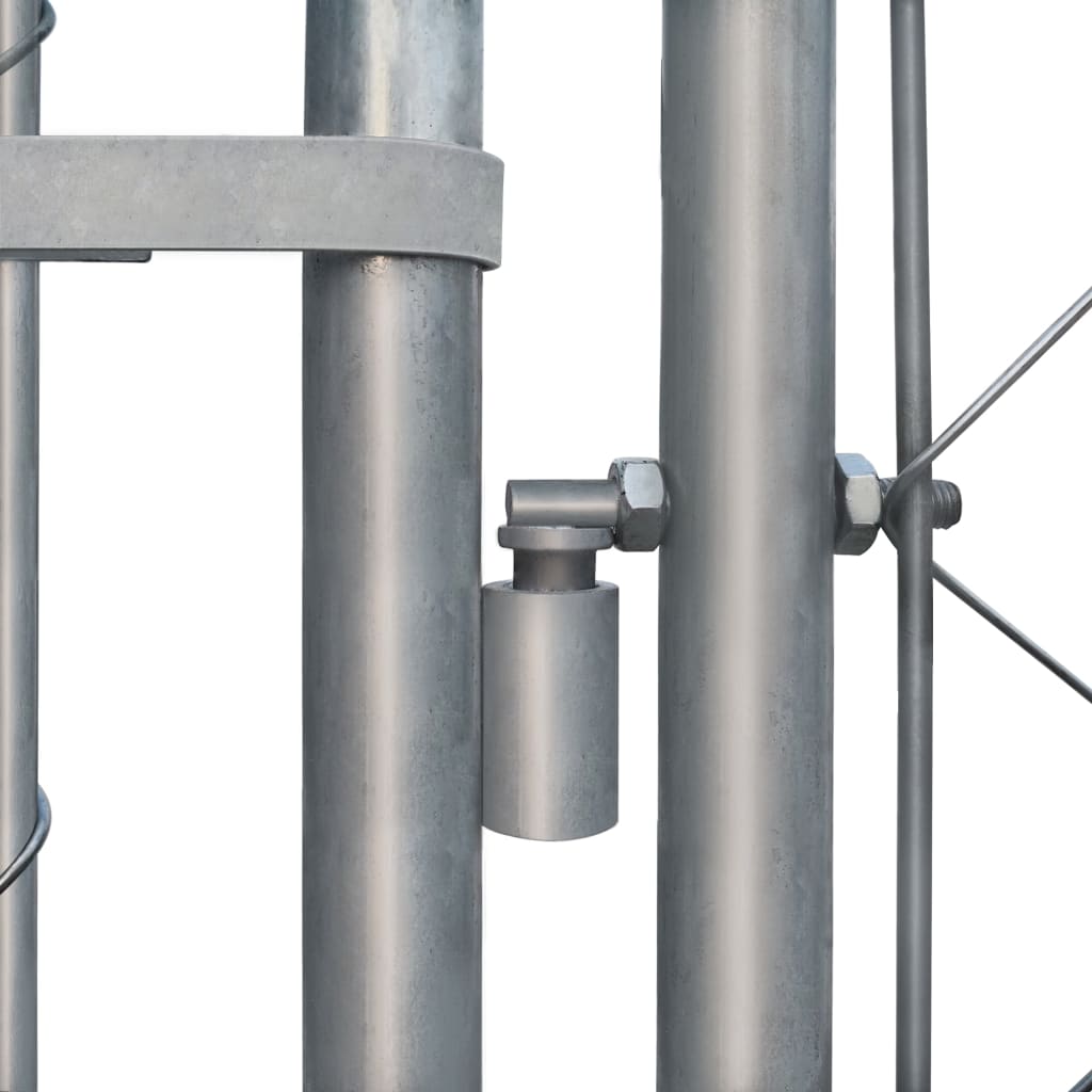 Recinto per Cani da Esterno in Acciaio Zincato 2x2x1 m cod mxl 50371