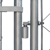 Recinto per Cani da Esterno in Acciaio Zincato 2x2x1 m cod mxl 50371