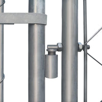 Cuccia da esterno gabbia recinto per animali box per cani da esterno in acciaio zincato 2 x 2 x 1 m 02_0000471