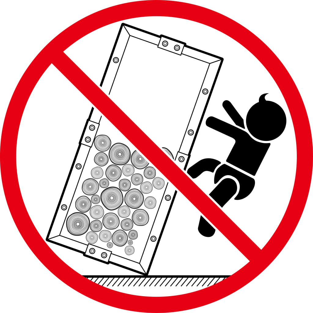 Rastrelliera per Legna da Ardere-Portalegna Base Nera 37x37x113cm Acciaio