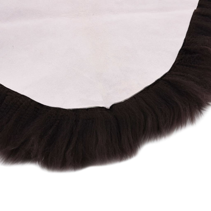 Tappeto in Pelle di Montone 60x180 cm Marrone 283881