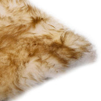 Cuscini Sedie 2pz Melange Marrone 40x40cm Vera Pelle di Montone 283887