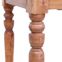 Scrivania con Cassetti 117x57x75 cm in Legno Massello di Mogano