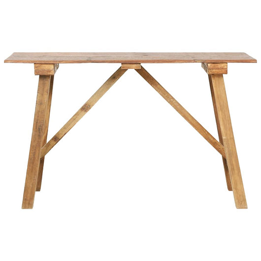 Tavolo Consolle 130x40x80 cm in Legno di Recupero Misto 283916