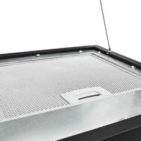 Cappa da Cucina ad Isola Sospesa LCD Sensore 37 cm in Acciaio   cod mxl 13185