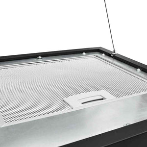 Cappa da Cucina ad Isola Sospesa LCD Sensore 37 cm in Acciaio   cod mxl 13185