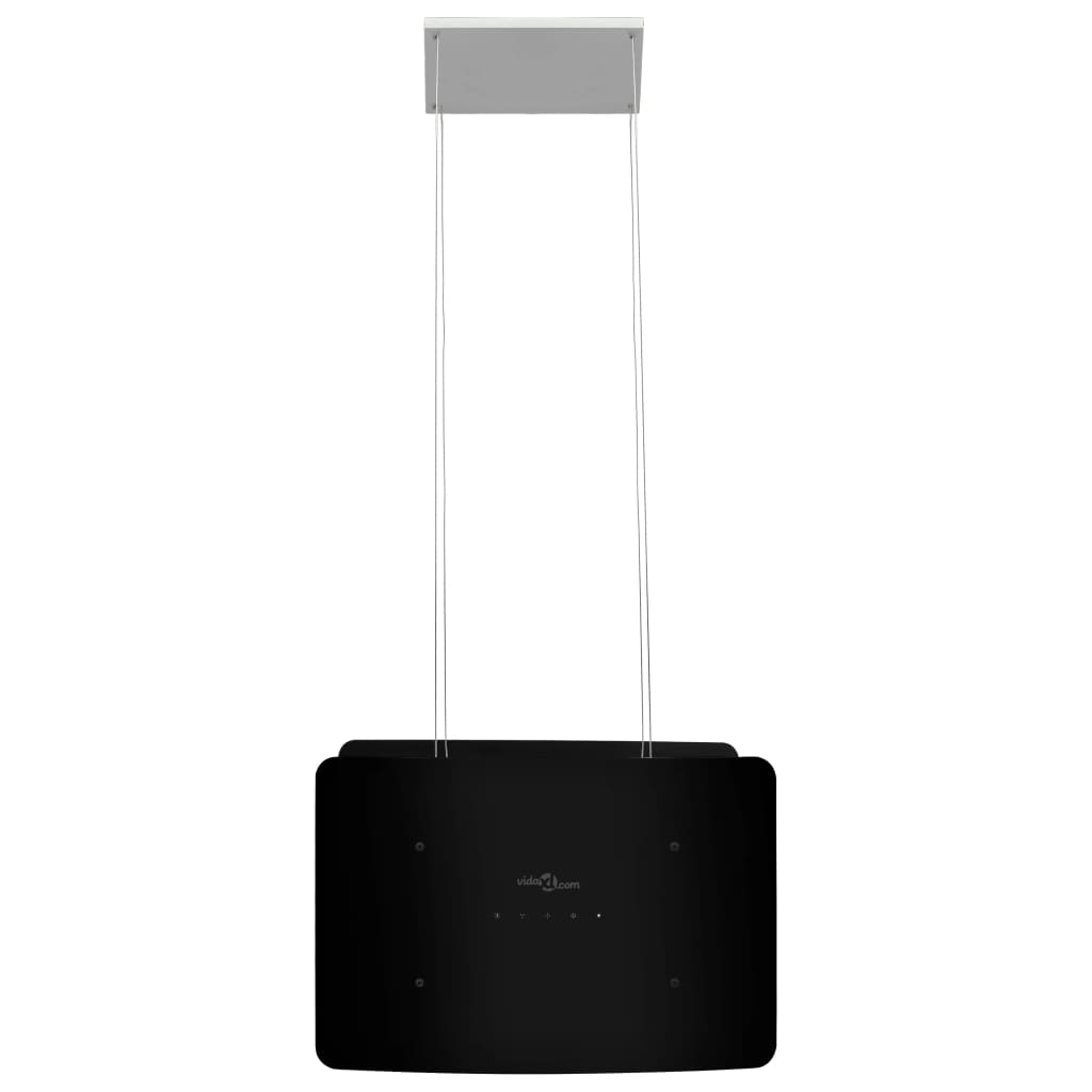 Cappa sospesa con display LCD touchscreen 55 x 37 x (62-137) cm vetro temperato nero 02_0005849