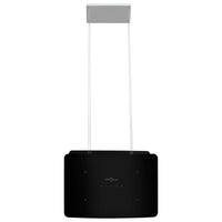 Cappa sospesa con display LCD touchscreen 55 x 37 x (62-137) cm vetro temperato nero 02_0005849