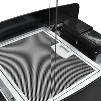 Cappa sospesa con display LCD touchscreen 55 x 37 x (62-137) cm vetro temperato nero 02_0005849