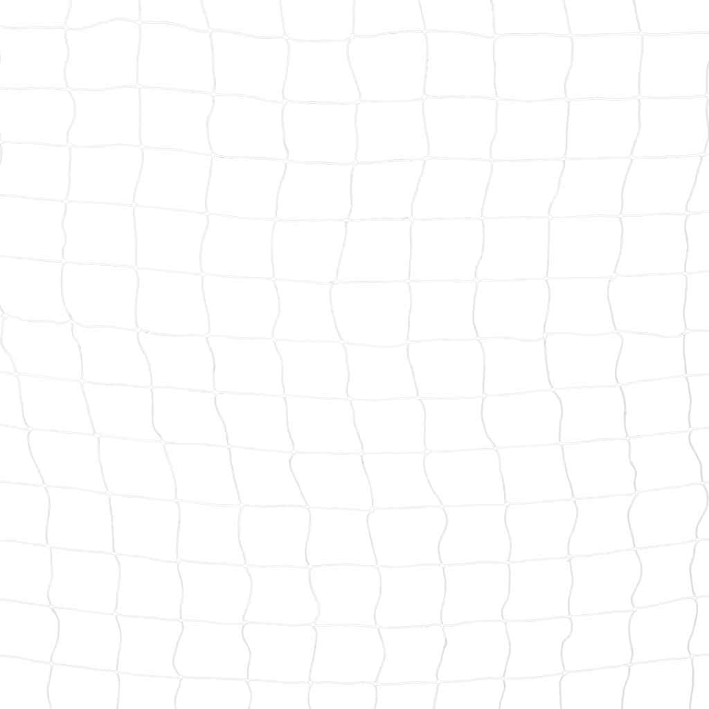 Porta da Calcio 300x200x90 cm in Metallo Bianco e Nero cod mxl 66491