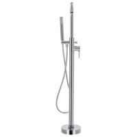 Rubinetteria a Colonna per Vasca da Bagno Acciaio Inox 118,5 cm 145091