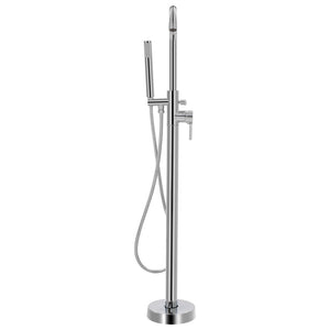 Rubinetteria a Colonna per Vasca da Bagno Acciaio Inox 118,5 cm 145091