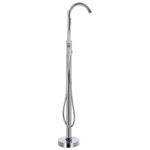 Rubinetteria a Colonna per Vasca da Bagno Acciaio Inox 118,5 cm 145091