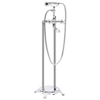 Rubinetto per vasca da bagno su supporto in acciaio inox 995 cm argento 02_0003478