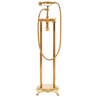 Rubinetto per vasca da bagno da pavimento in acciaio inossidabile 99,5 cm oro 02_0003479