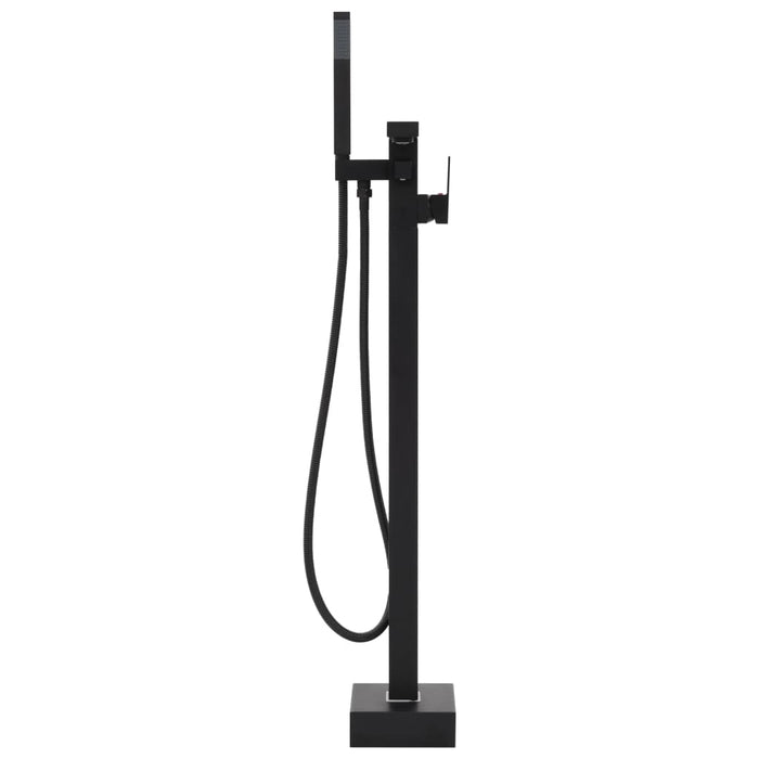 Rubinetto per vasca da bagno a colonna in acciaio inox 90 cm nero 02_0003480
