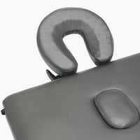 Lettino da Massaggio 4 Zone Telaio in Legno Antracite 186x68cm cod mxl 65827