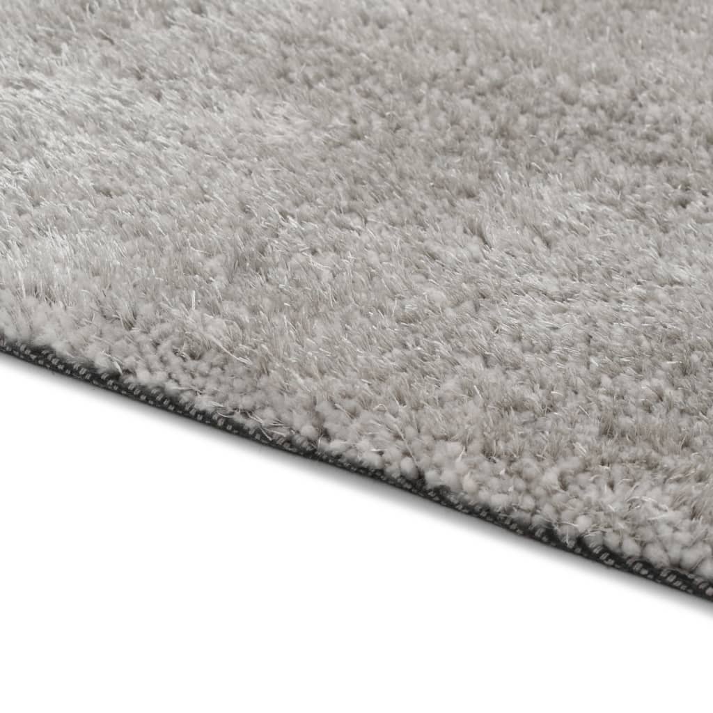Tappeto Shaggy a Pelo Lungo 160x230 cm Grigio cod mxl 63921