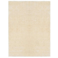Tappeto Shaggy per Area Crema 120 x 160 cm Polietilene 285072