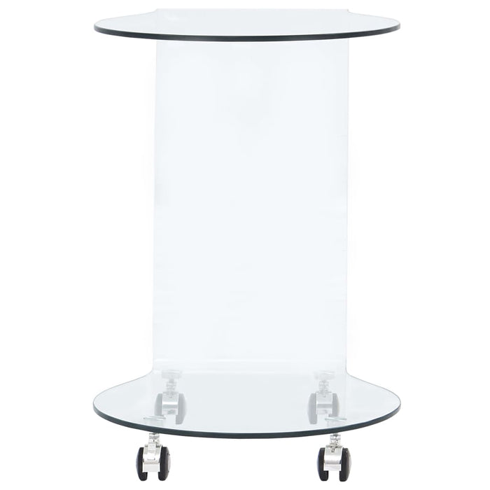 Tavolino da CaffÃ¨ 45x40x58 cm in Vetro Temperato cod mxl 57610