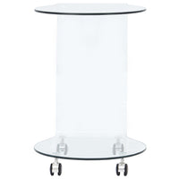 Tavolino da Salotto 45x40x58 cm in Vetro Temperato 284725