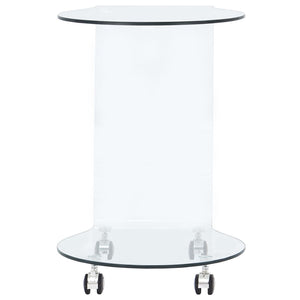 Tavolino da Salotto 45x40x58 cm in Vetro Temperato 284725