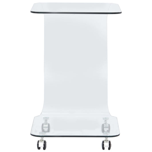 Tavolino da CaffÃ¨ 45x40x63 cm in Vetro Temperato cod mxl 61520