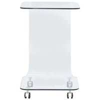 Tavolino da Salotto 45x40x63 cm in Vetro Temperato 284726