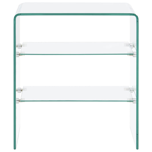 Tavolino da CaffÃ¨ 50x40x56 cm in Vetro Temperato  cod mxl 62904