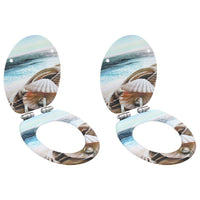 Set di due copriwater in MDF e copriwater con chiusura rallentata Shell 02_0002960